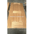 Piel moldeada de MDF para puerta de chapa de madera natural